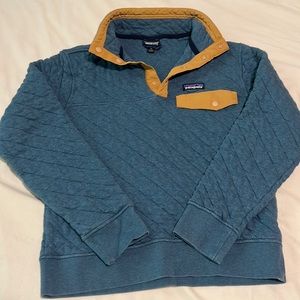 Patagonia quilted snap T pullover size xs